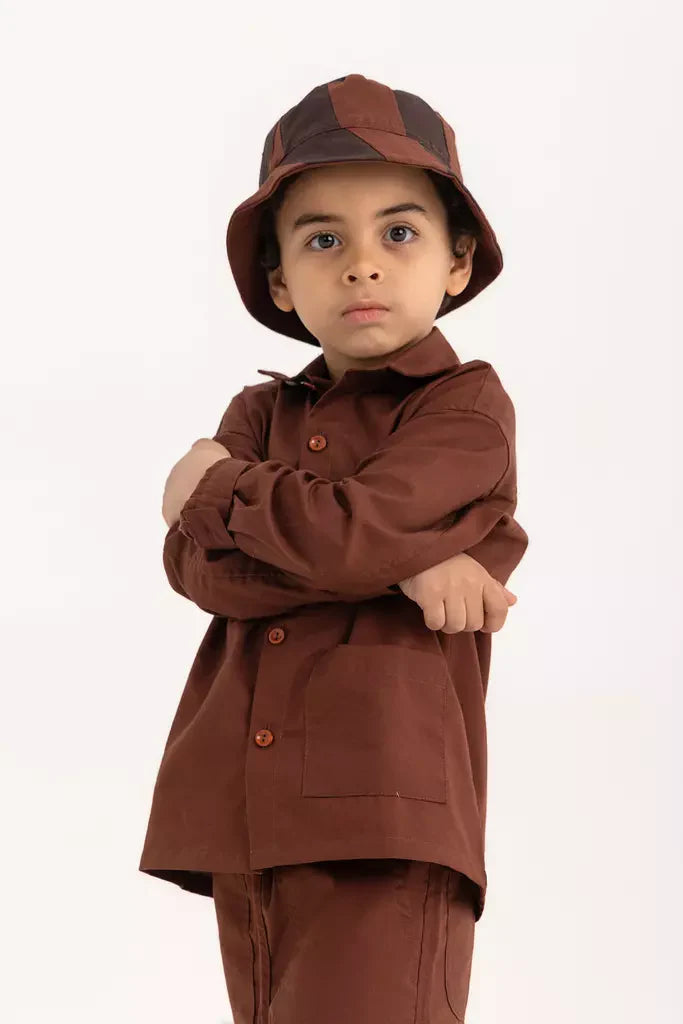 Bobo Kids Pants - Chestnut Oxford