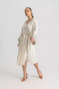 Kina Kaftan Dress - Ecru