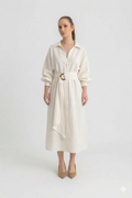 Pola Shirt Dress - Offwhite