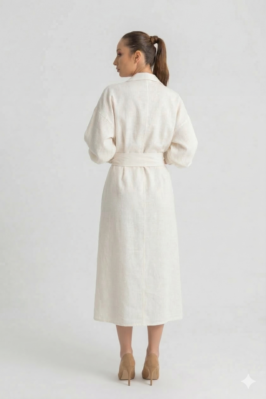Pola Shirt Dress - Offwhite
