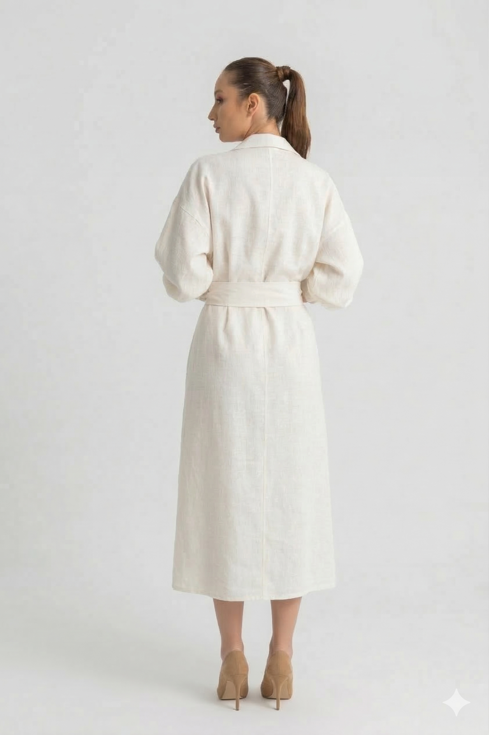 Pola Shirt Dress - Offwhite