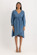 Aline Relaxed Dress - Denim