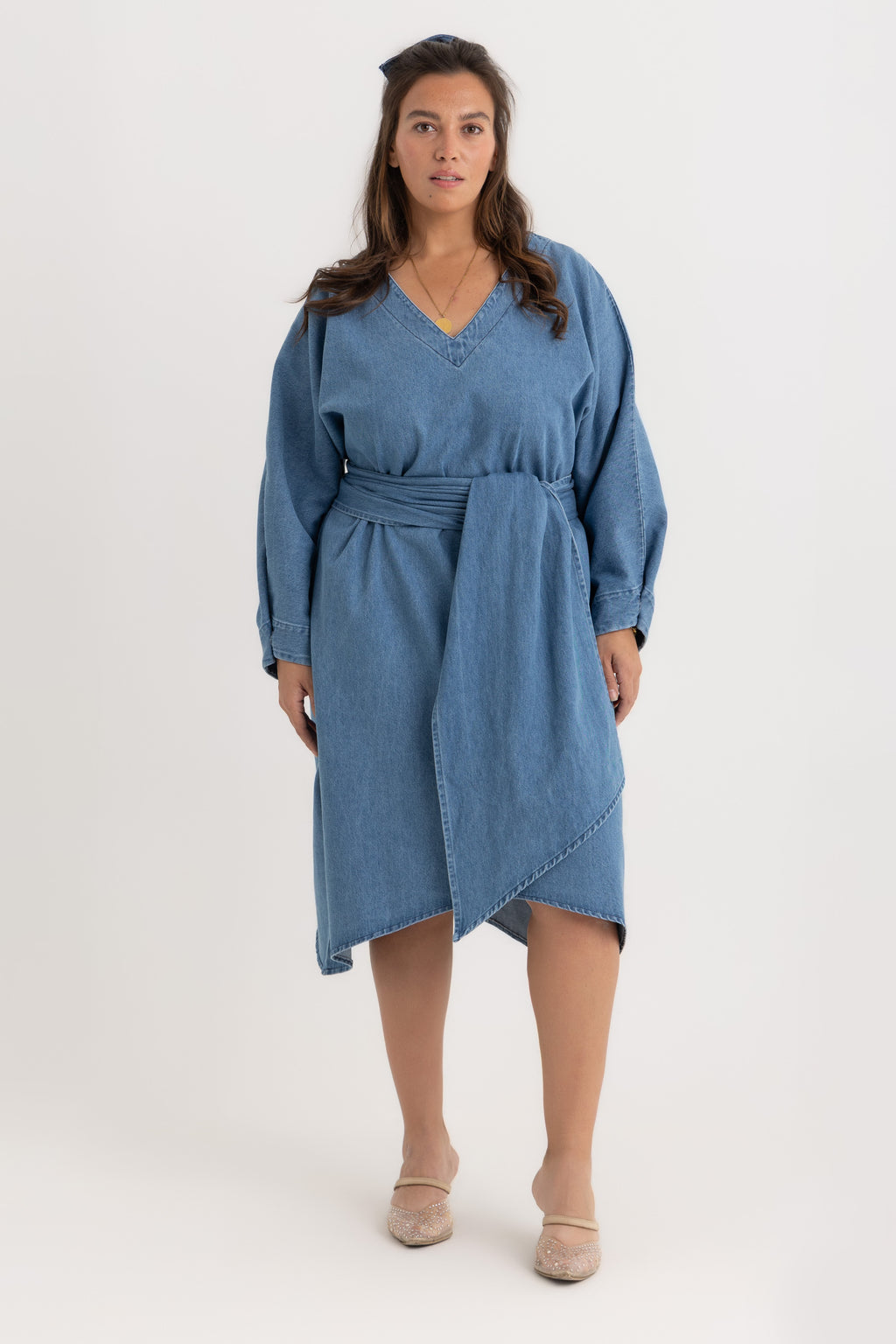 Aline Relaxed Dress - Denim