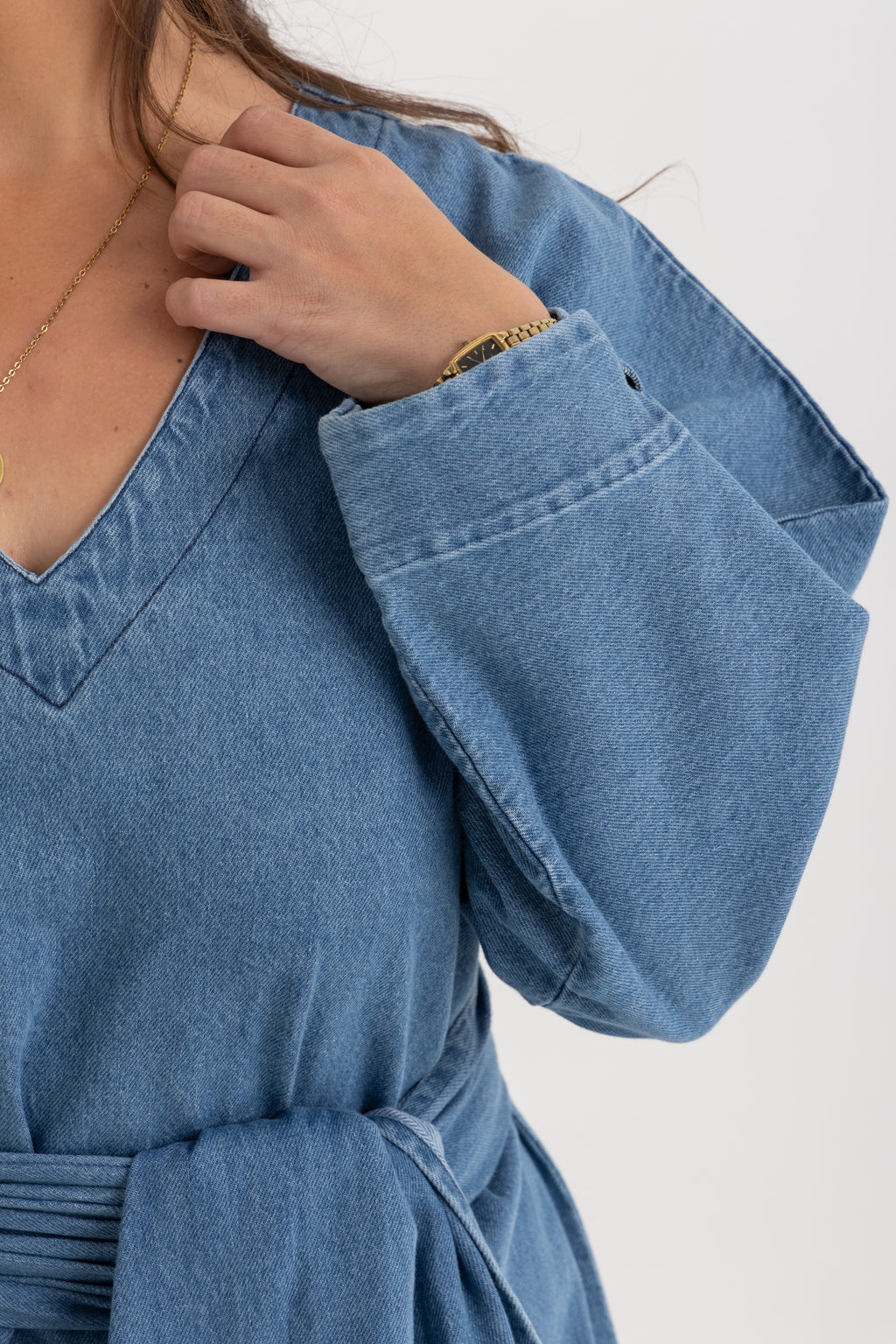 Aline Relaxed Dress - Denim