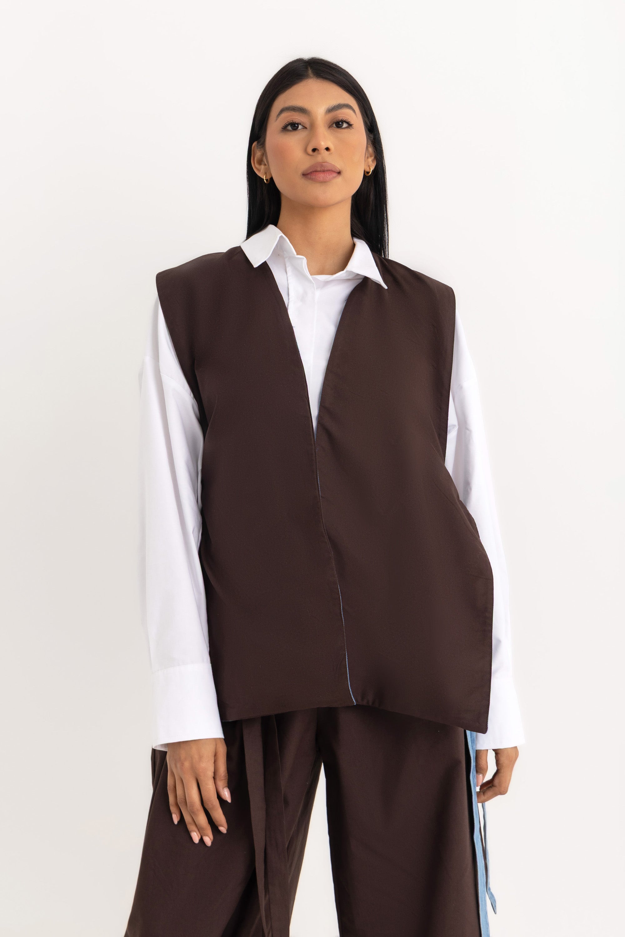 PREORDER - Nina Reversible Vest - Denim