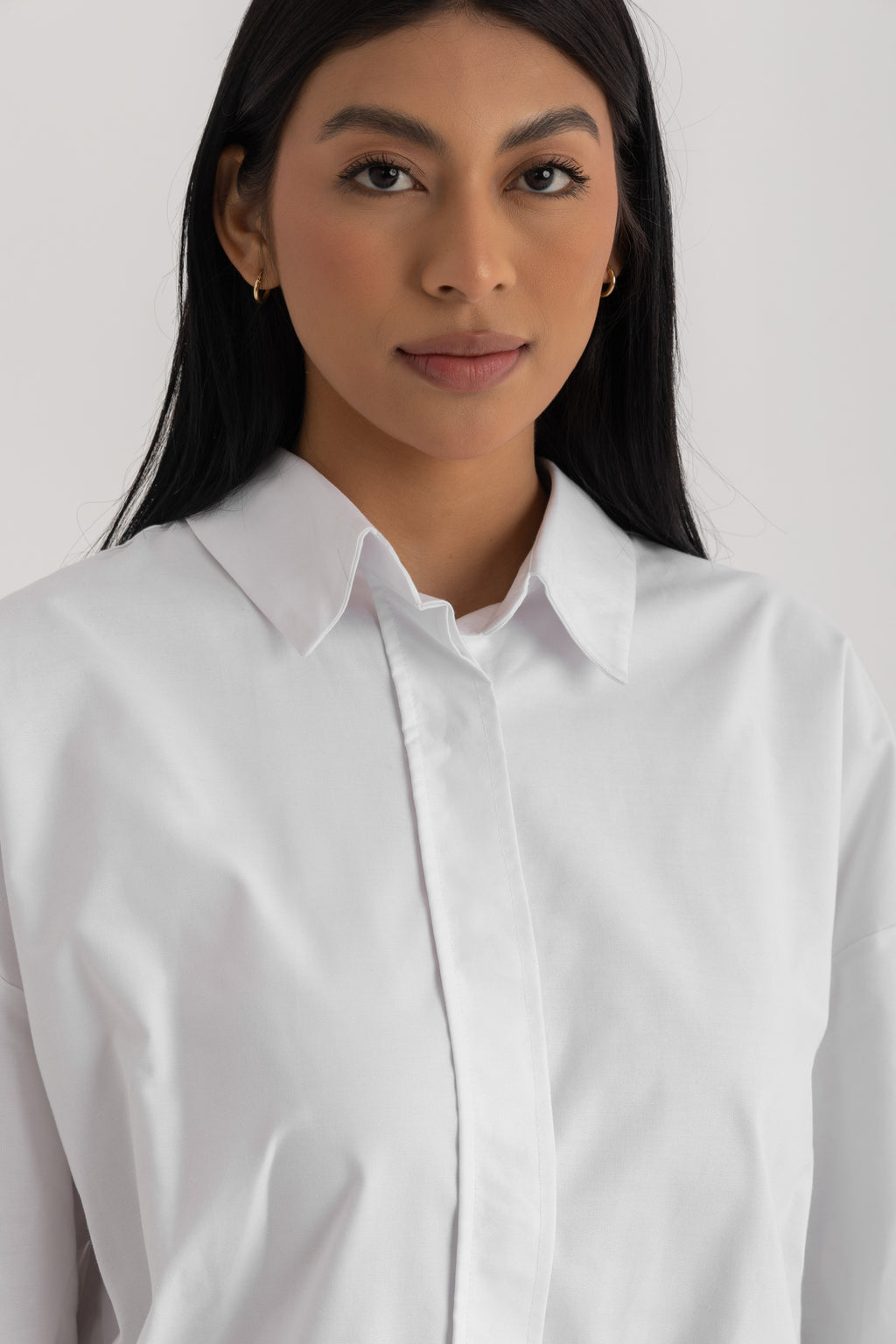 Essy Relaxed Shirt - White oxford