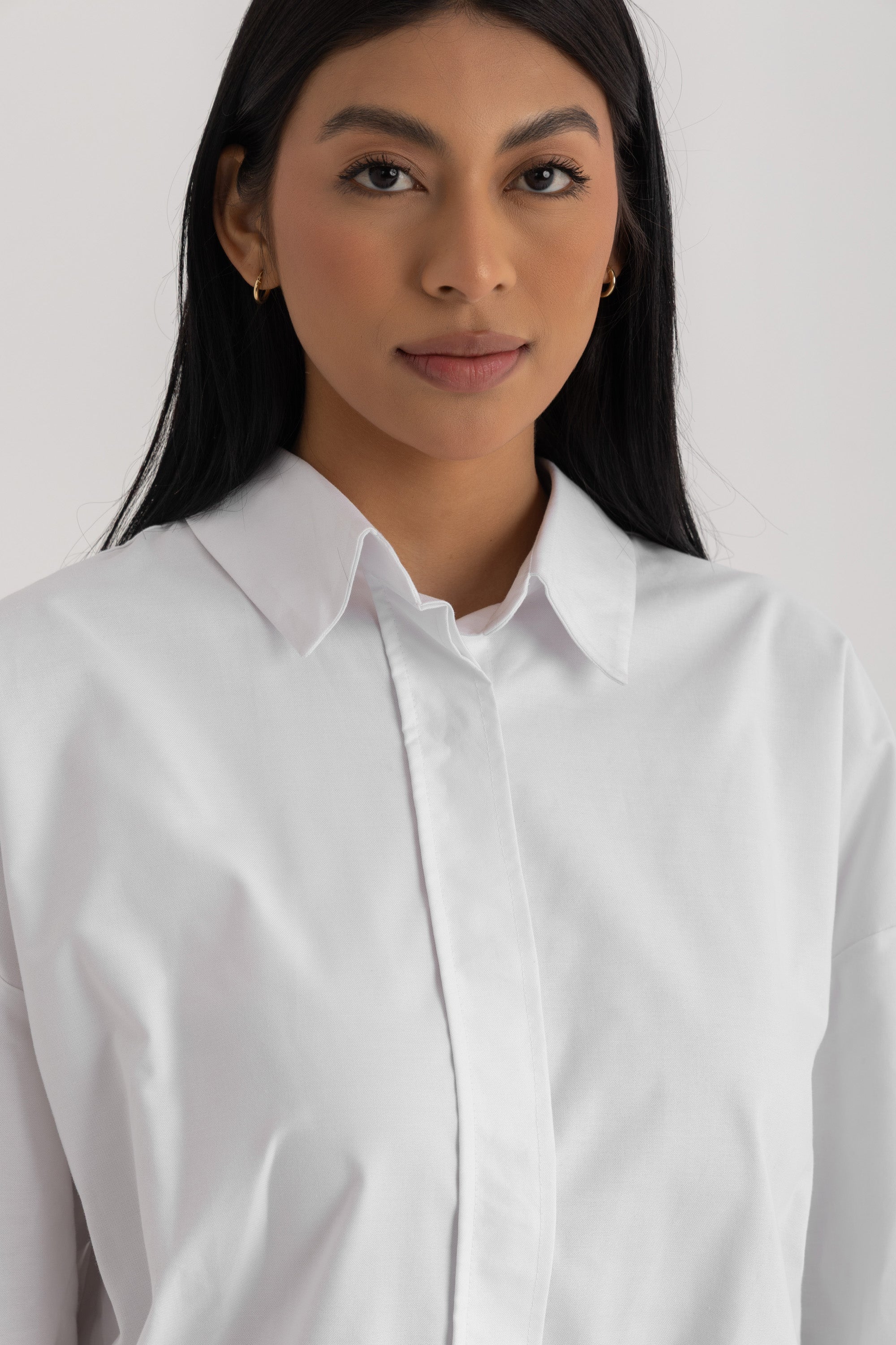 Essy Relaxed Shirt - White oxford