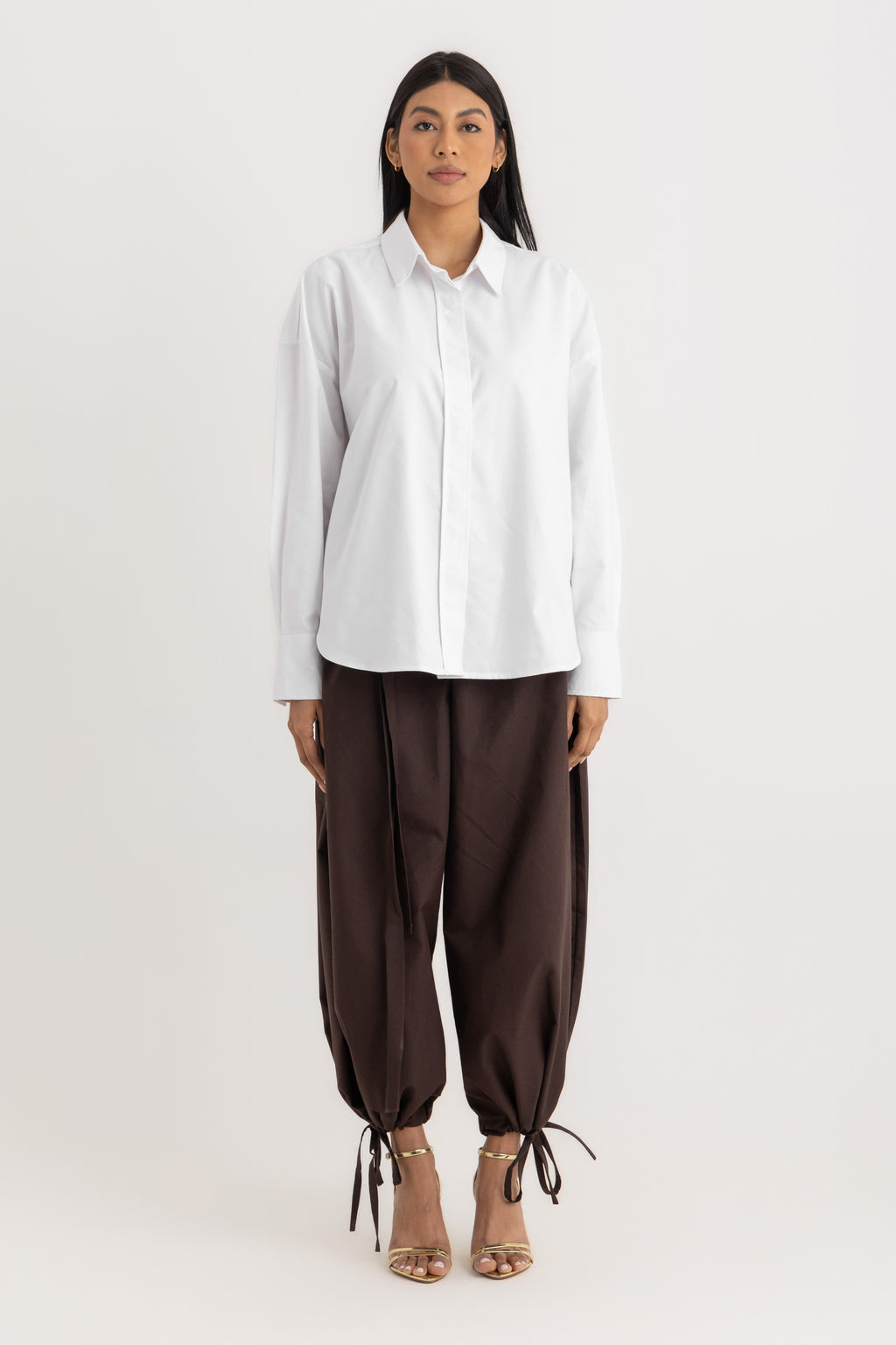 Essy Relaxed Shirt - White oxford