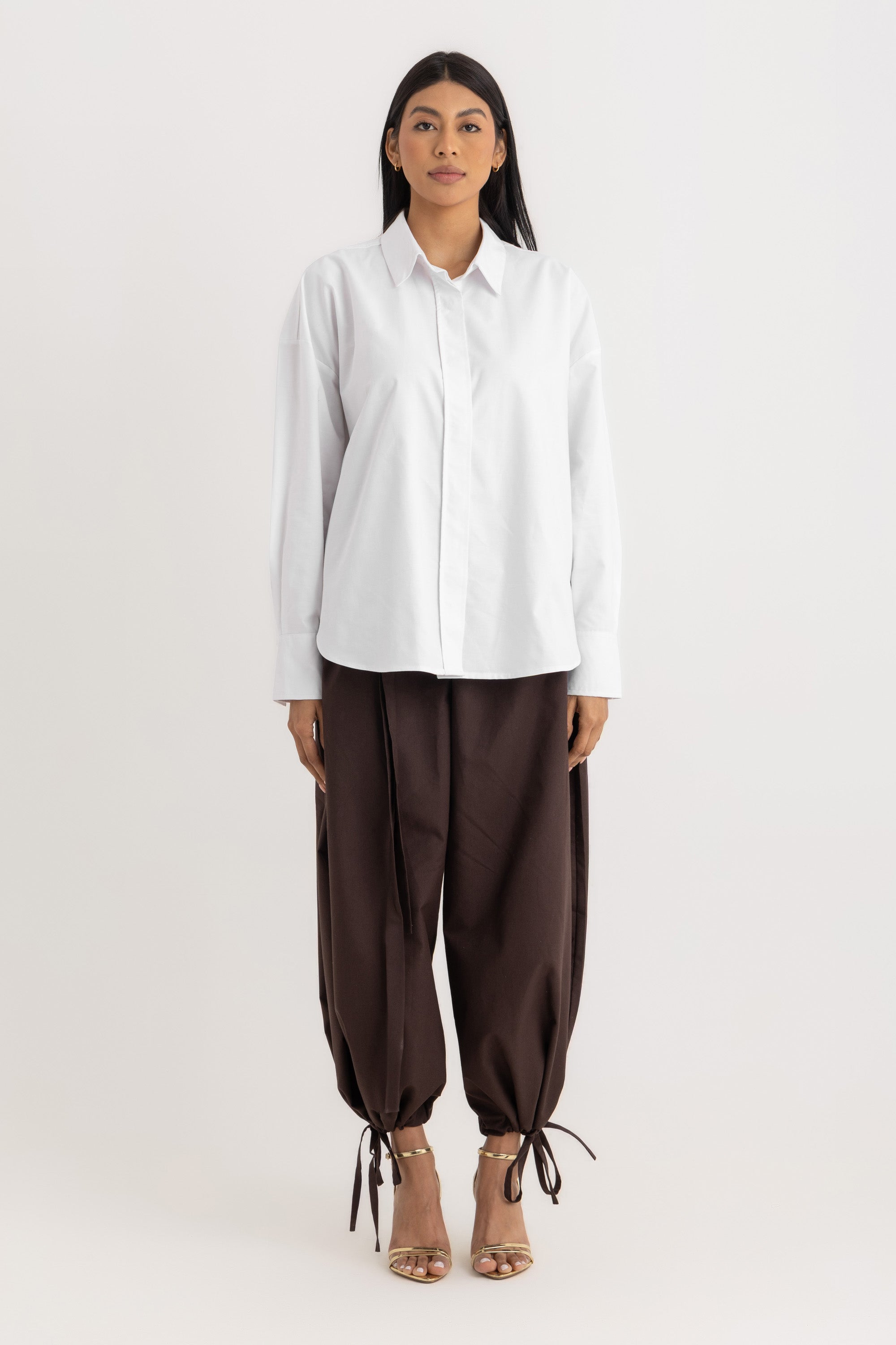 Essy Relaxed Shirt - White oxford