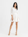 Jamila Cropped Shirt - Offwhite