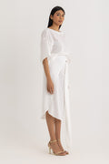 Rita Wrapped Skirt - Offwhite