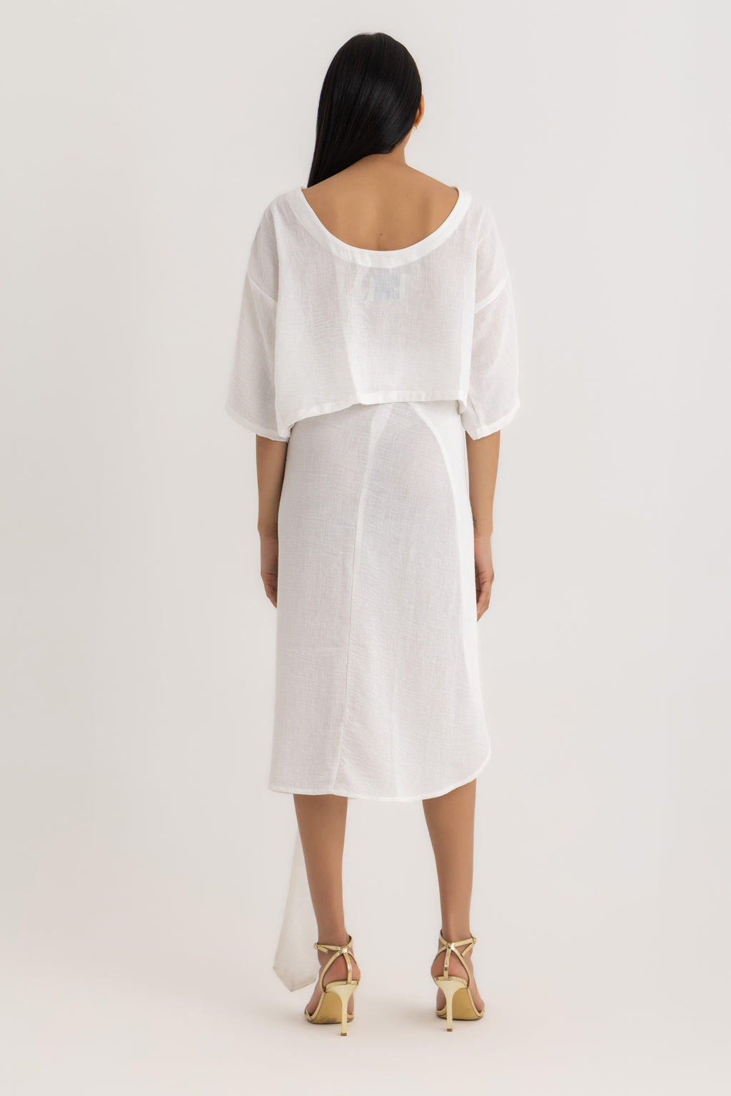 Titi Cropped Top - Offwhite