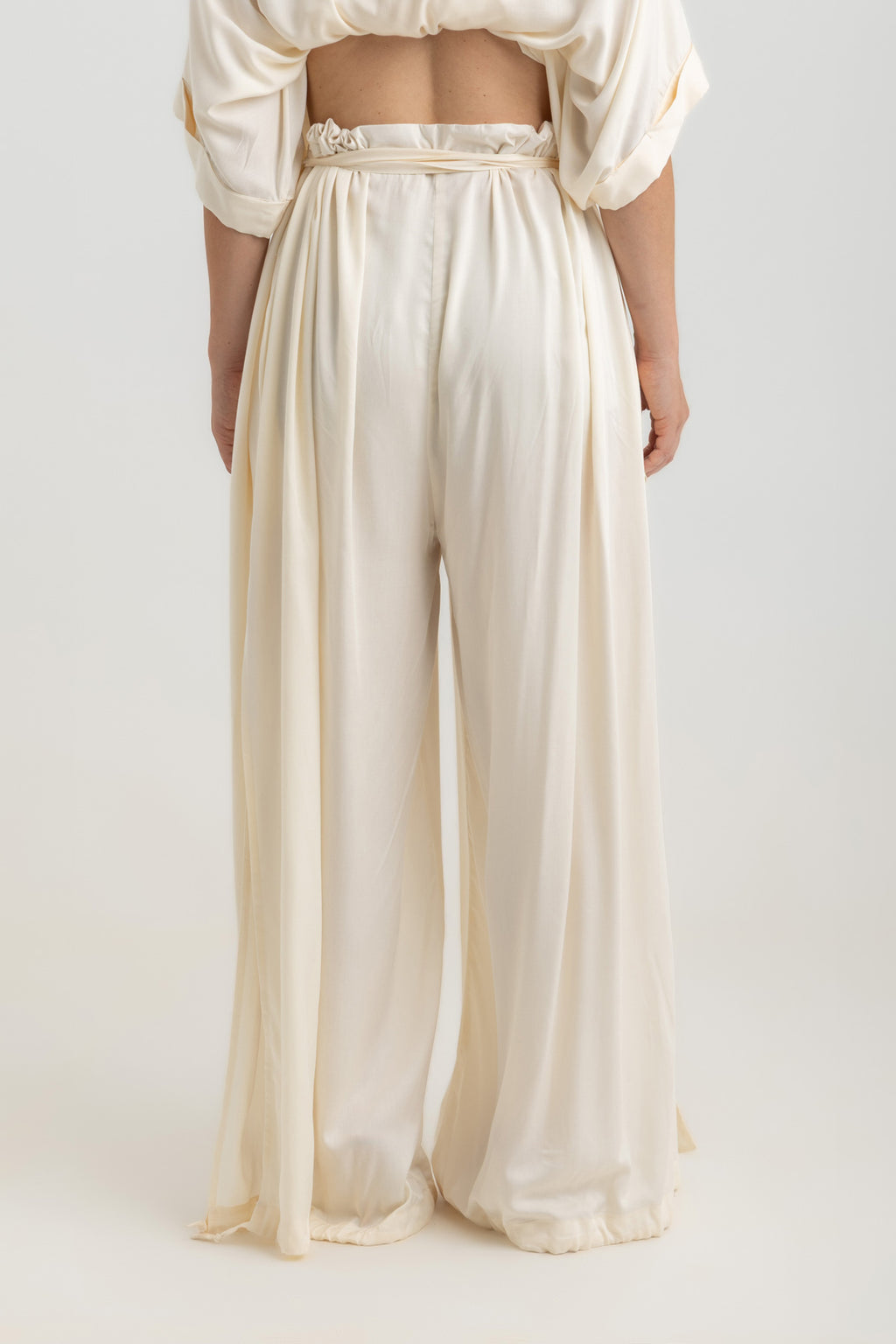 Magic Pants with Slit - Offwhite