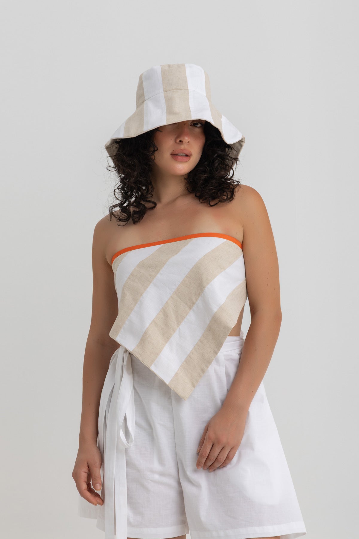 Lina Reversible Scarf - Beige