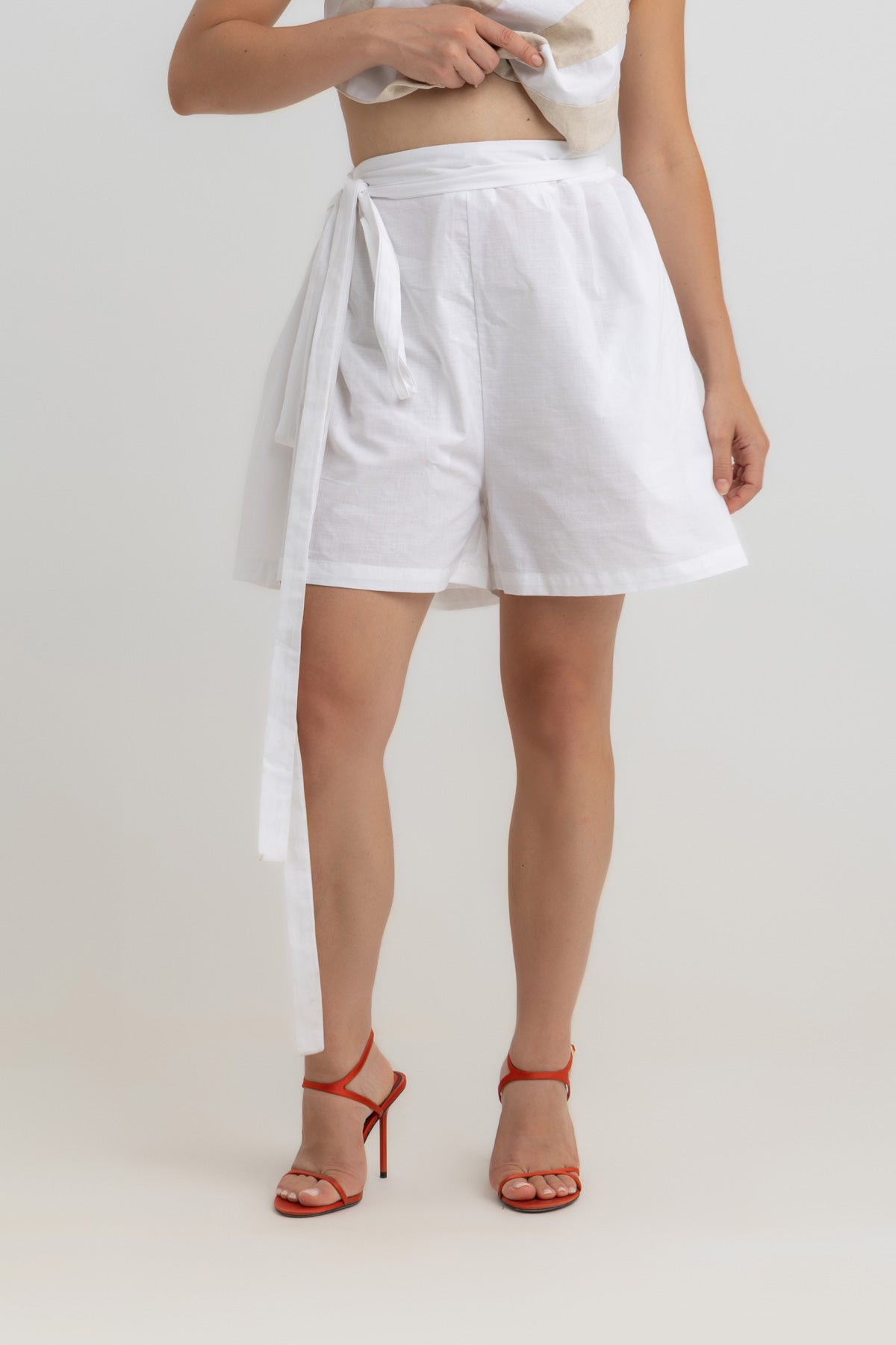 Magic Adjustable Shorts- White