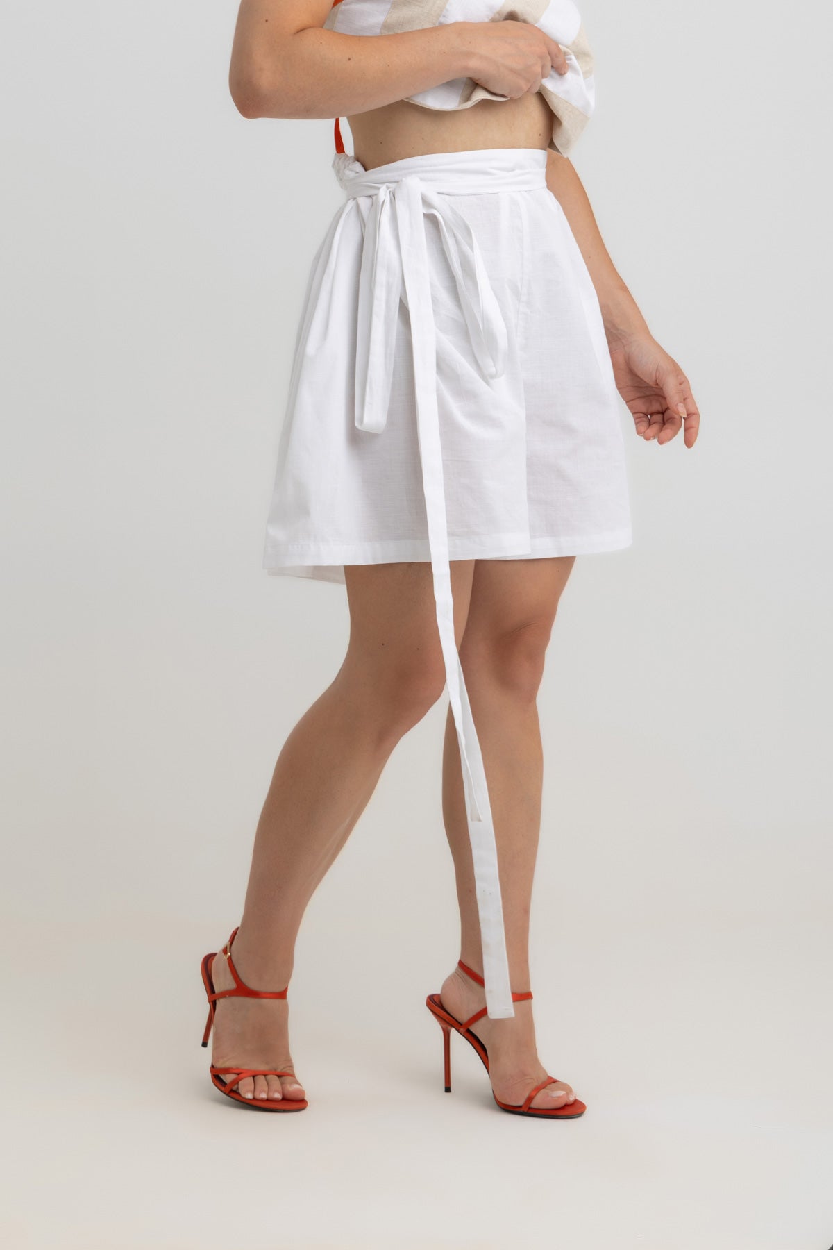 Magic Adjustable Shorts- White