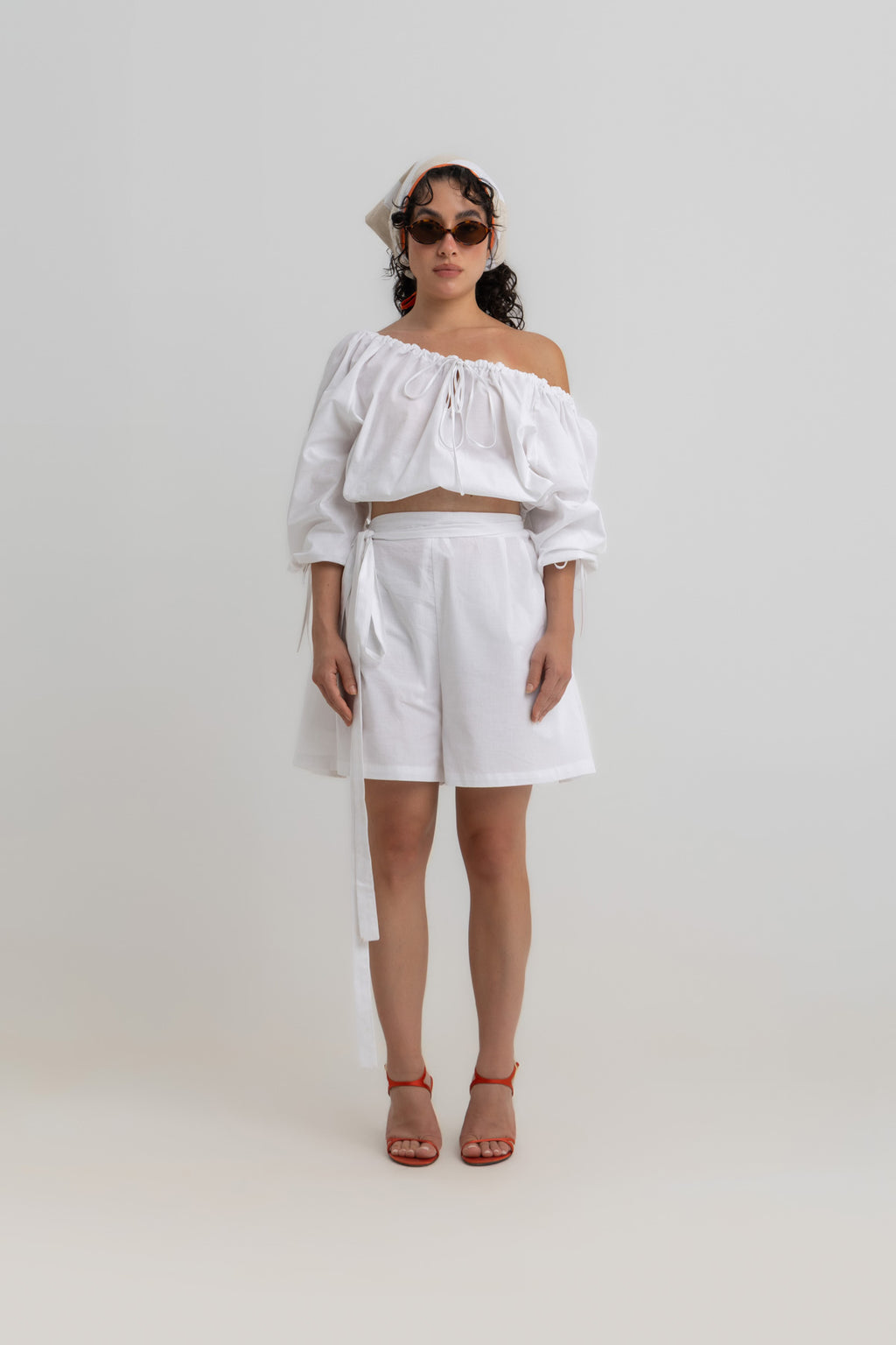 Magic Adjustable Shorts- White