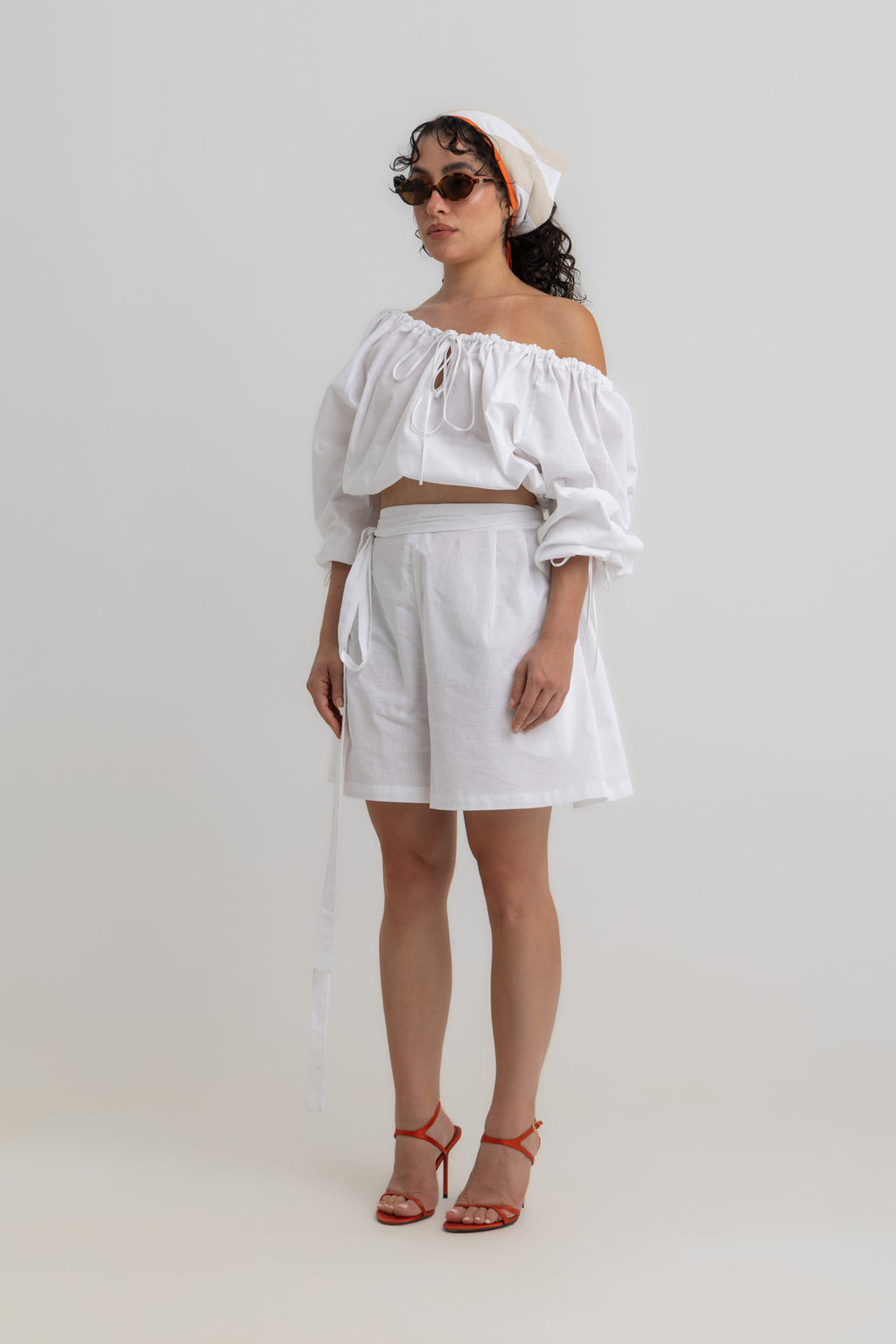 Magic Adjustable Shorts- White