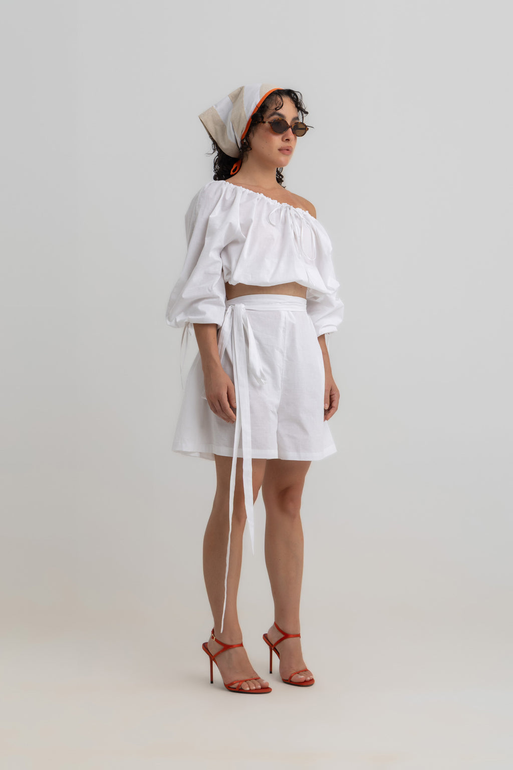 Magic Adjustable Shorts- White