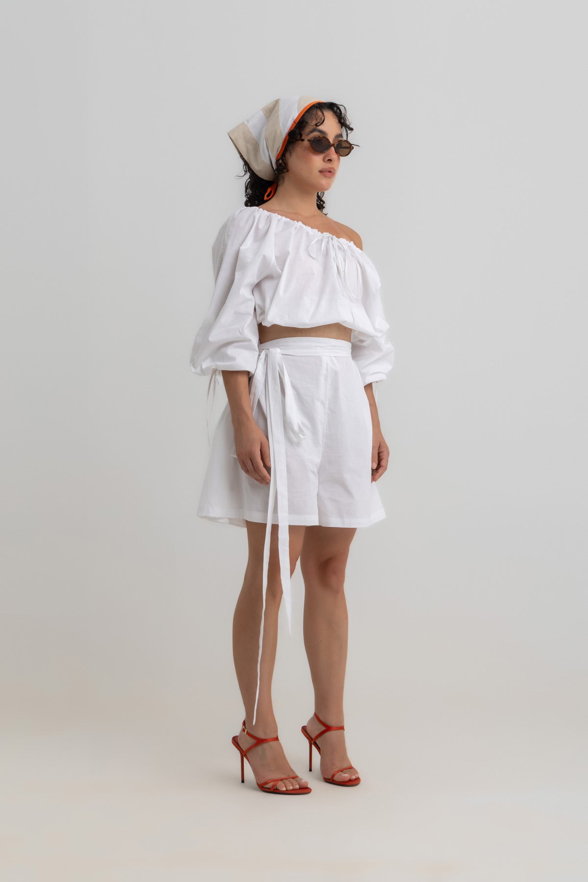 Magic Adjustable Shorts- White