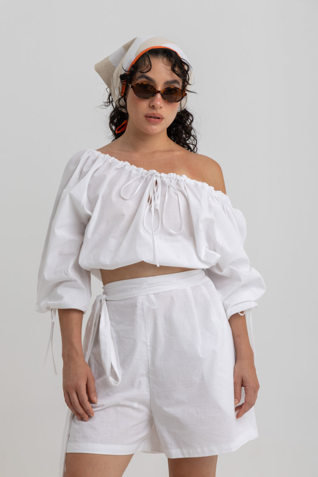 Magic Adjustable Shorts- White