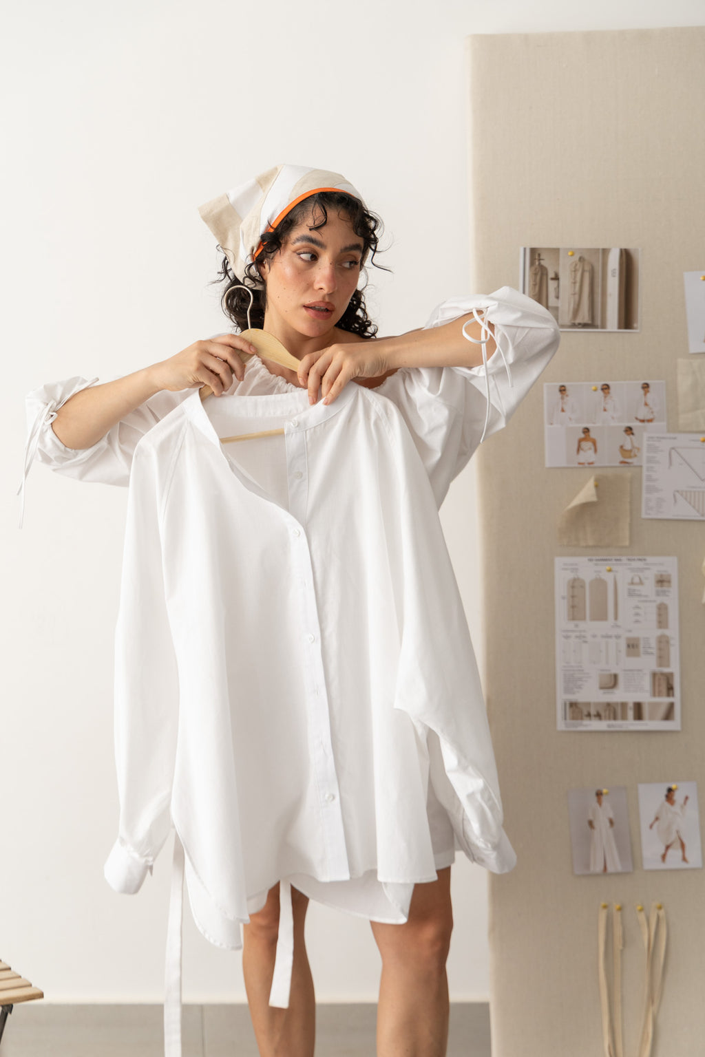Mika Oversized Shirt - White