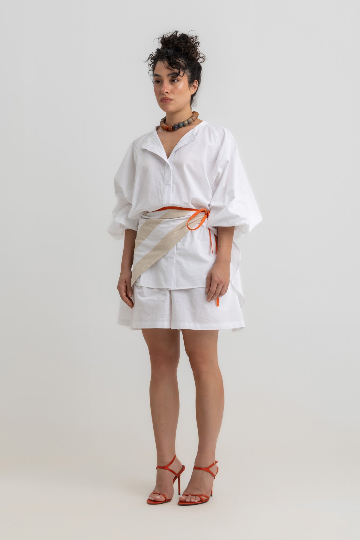 Mika Oversized Shirt - White
