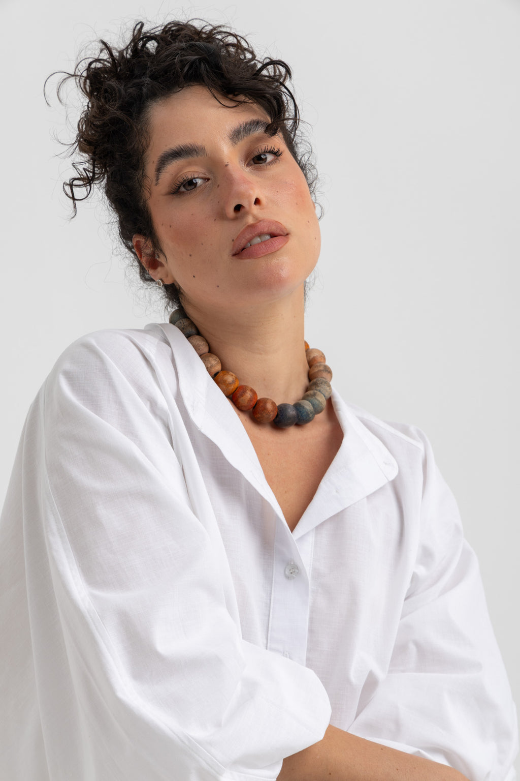 Mika Oversized Shirt - White
