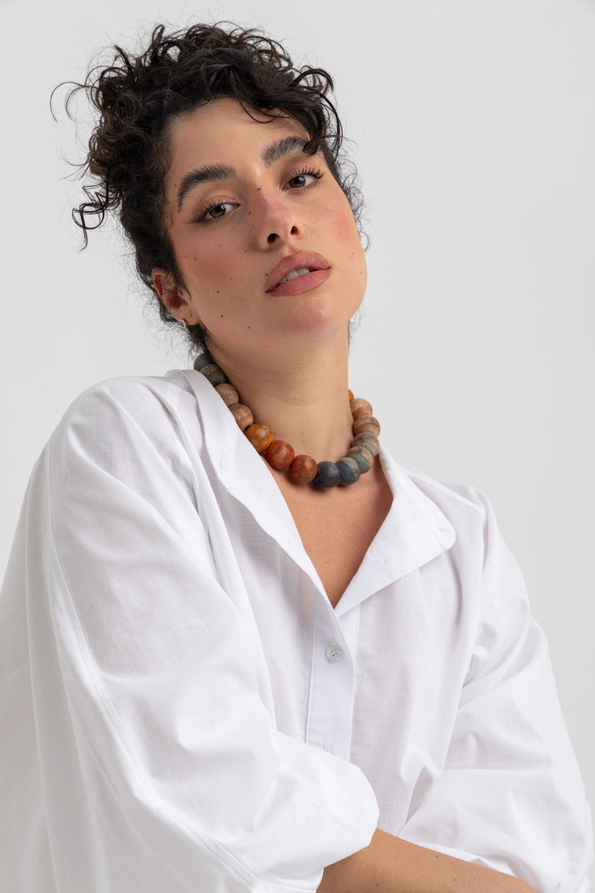 Mika Oversized Shirt - White