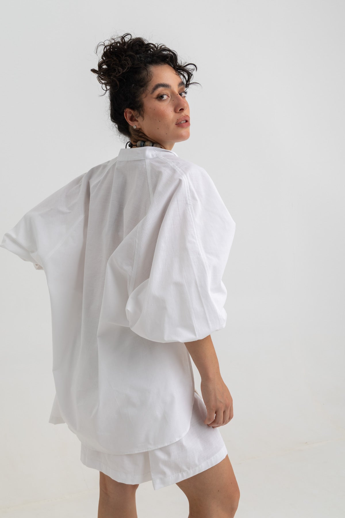 Mika Oversized Shirt - White