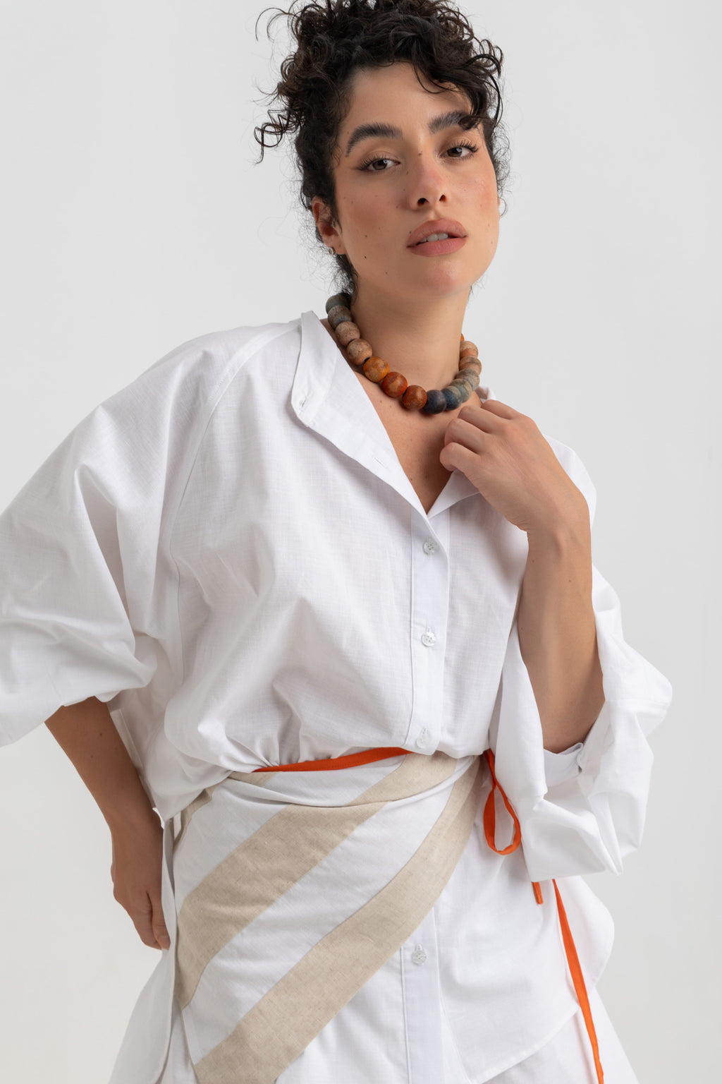 Mika Oversized Shirt - White