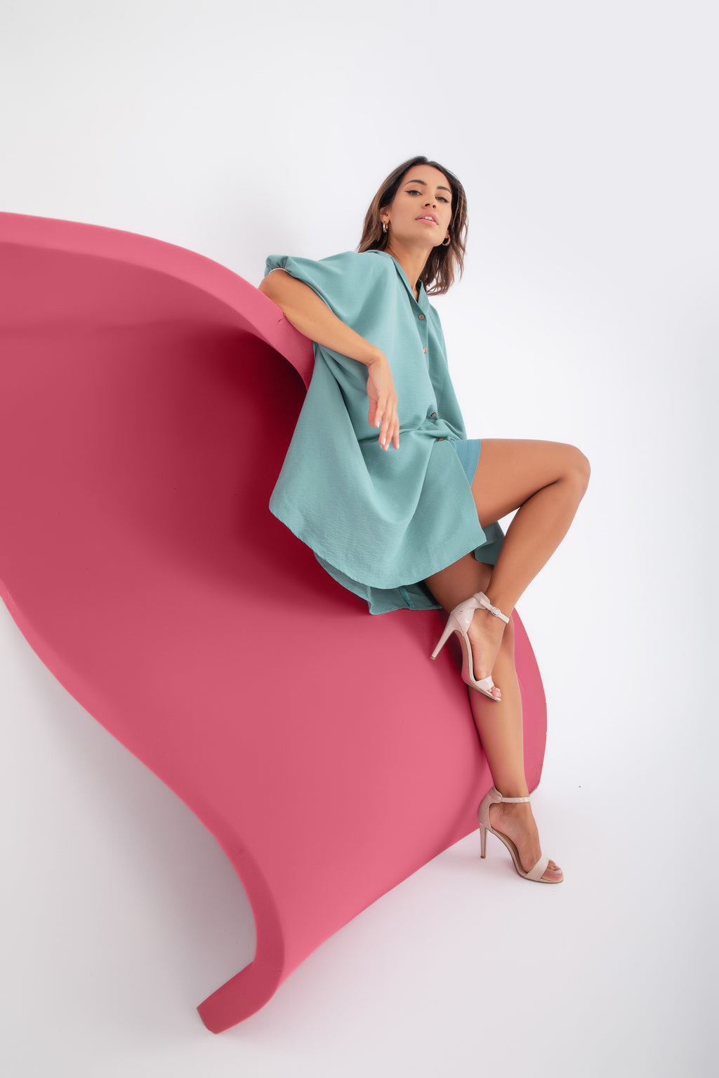 Capu Shirt - Dusty Teal