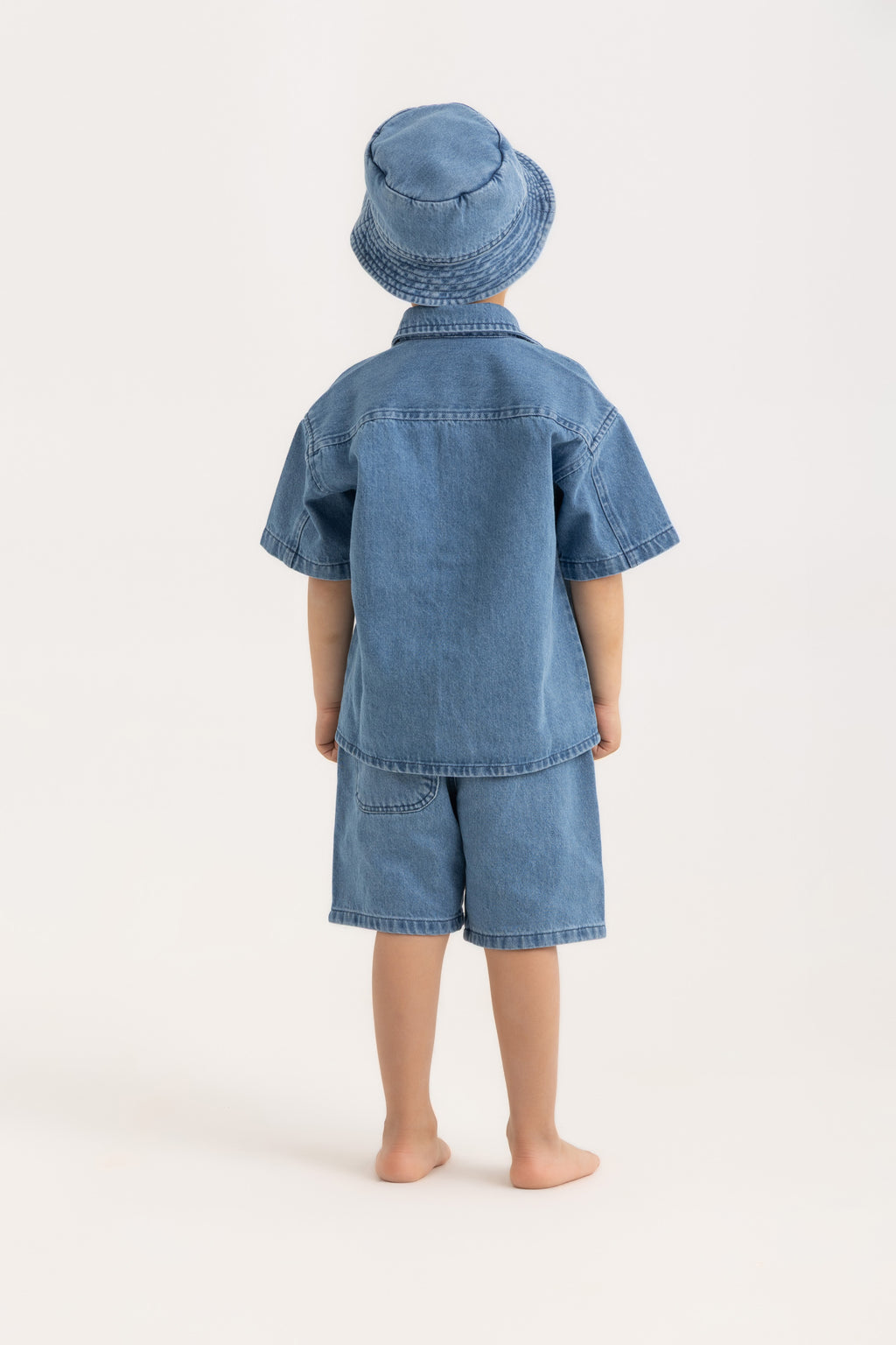 Kiko Kids Half-Sleeve Shirt - Denim