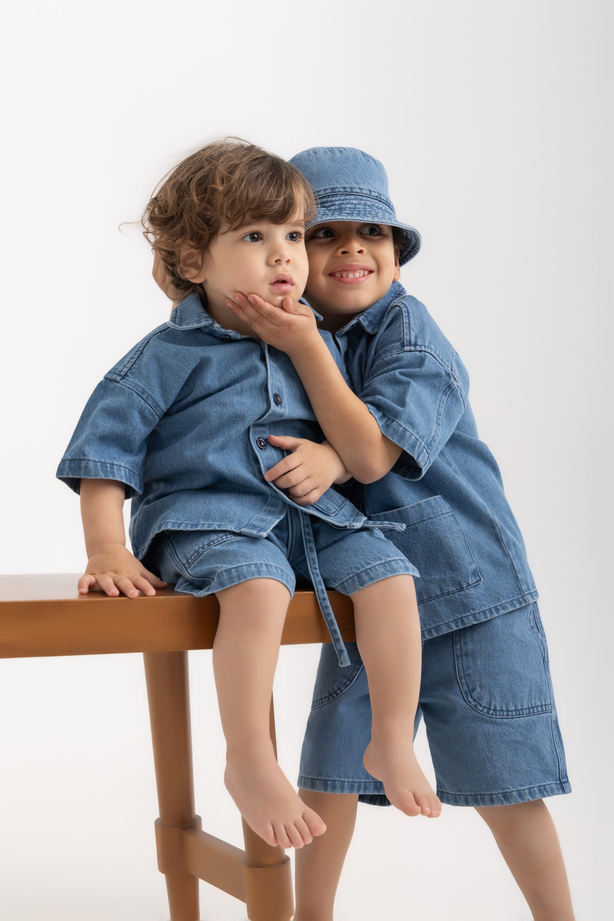 Bobo Kids Shorts - Denim