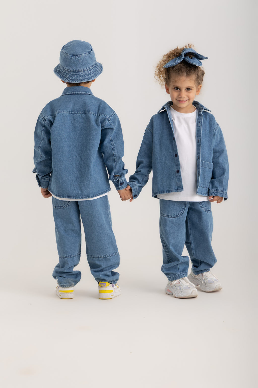 Kiko Kids Long-Sleeve Shirt - Denim