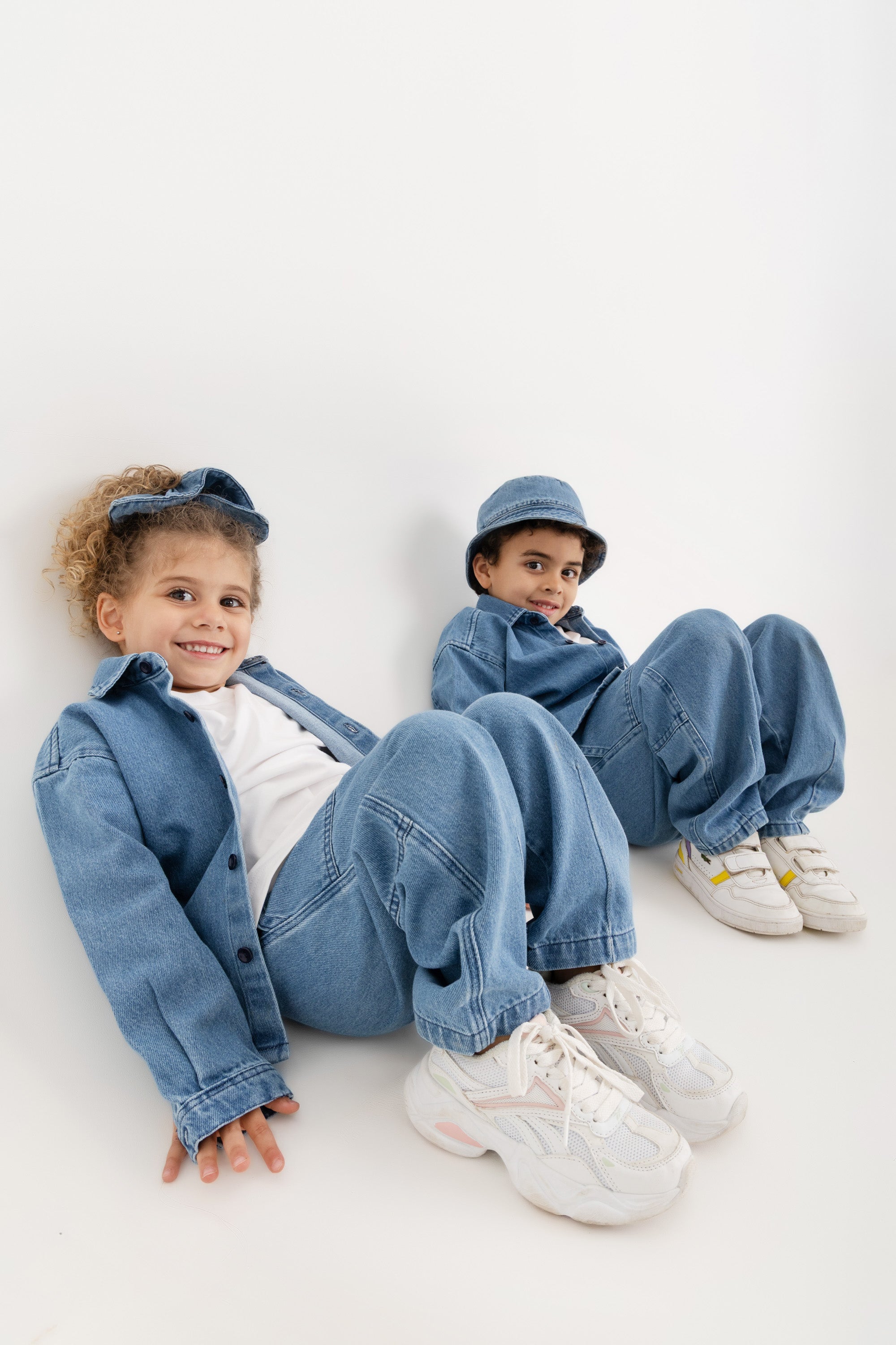 Kiko Kids Long-Sleeve Shirt - Denim