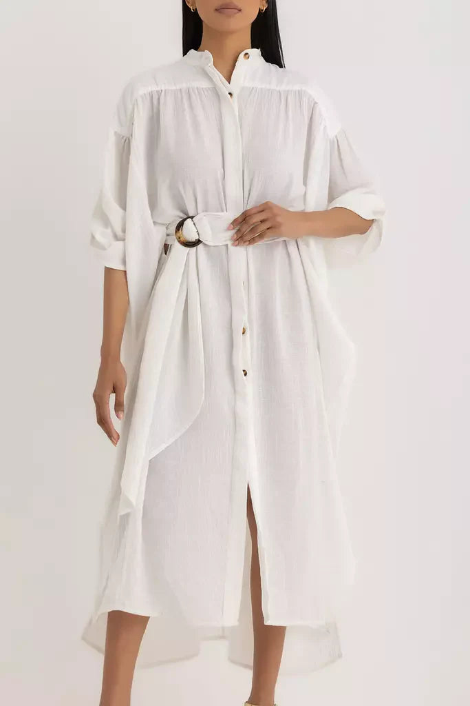 Shahira kaftan dress - Offwhite