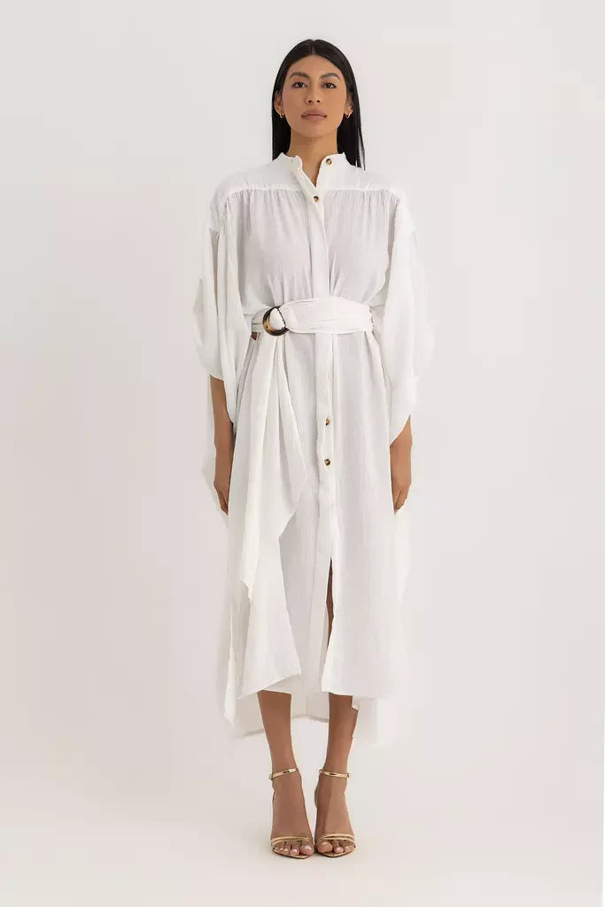 Shahira kaftan dress - Offwhite