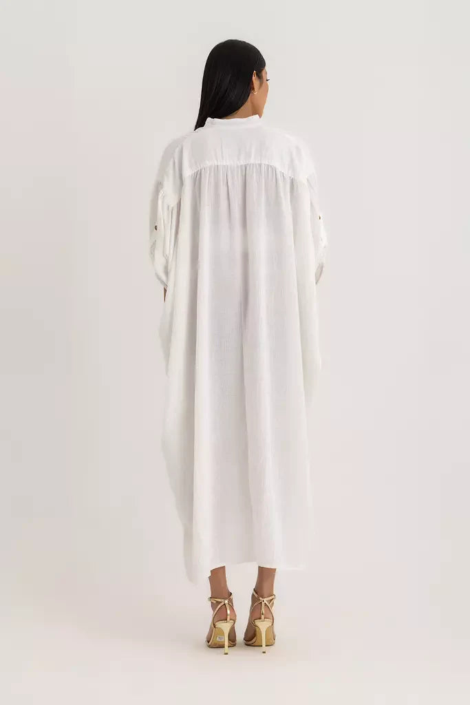 Shahira kaftan dress - Offwhite