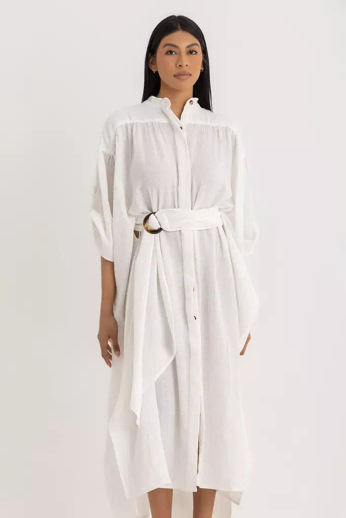 Shahira kaftan dress - Offwhite