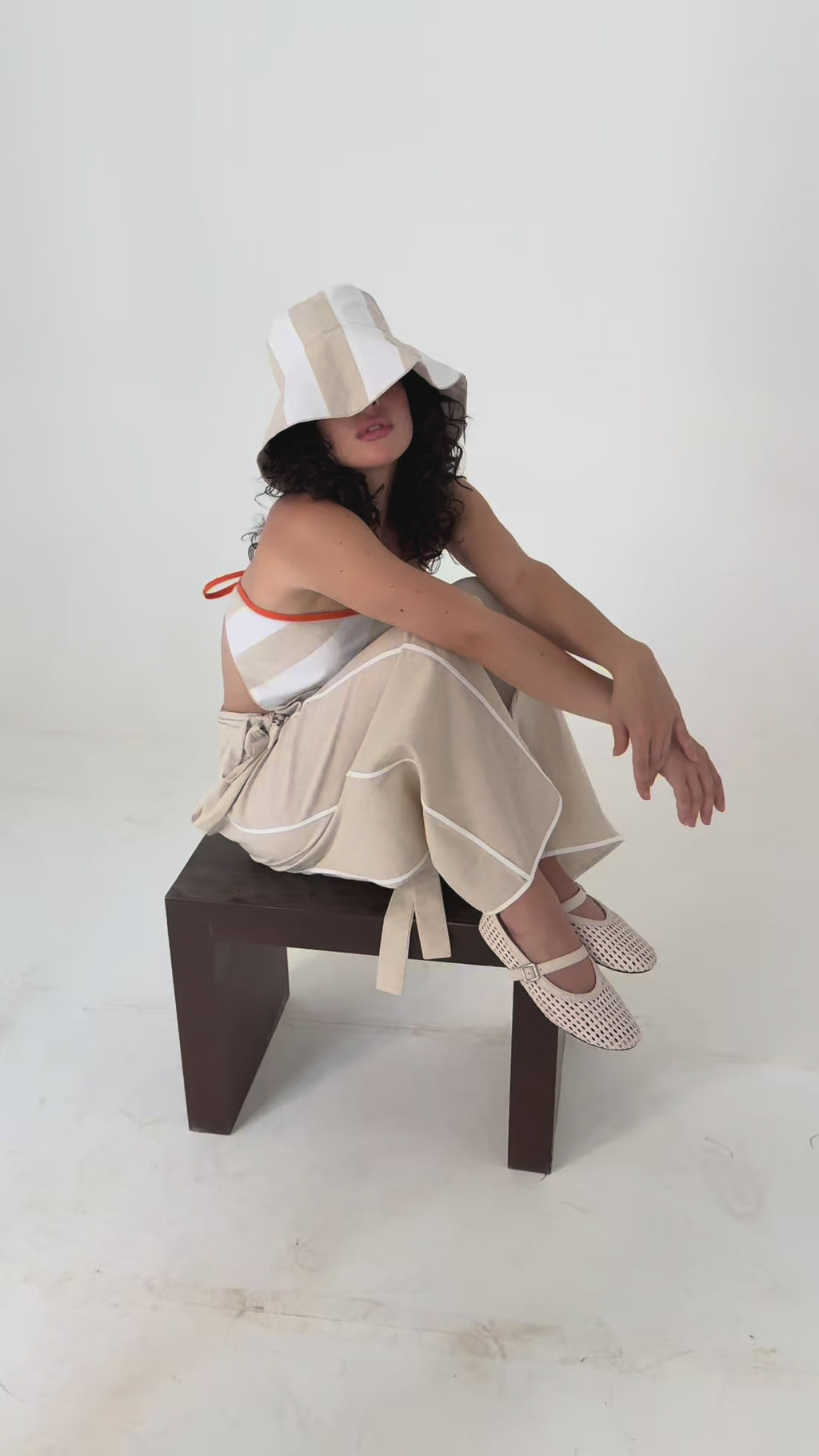 Noa Adjustable Pants - Beige