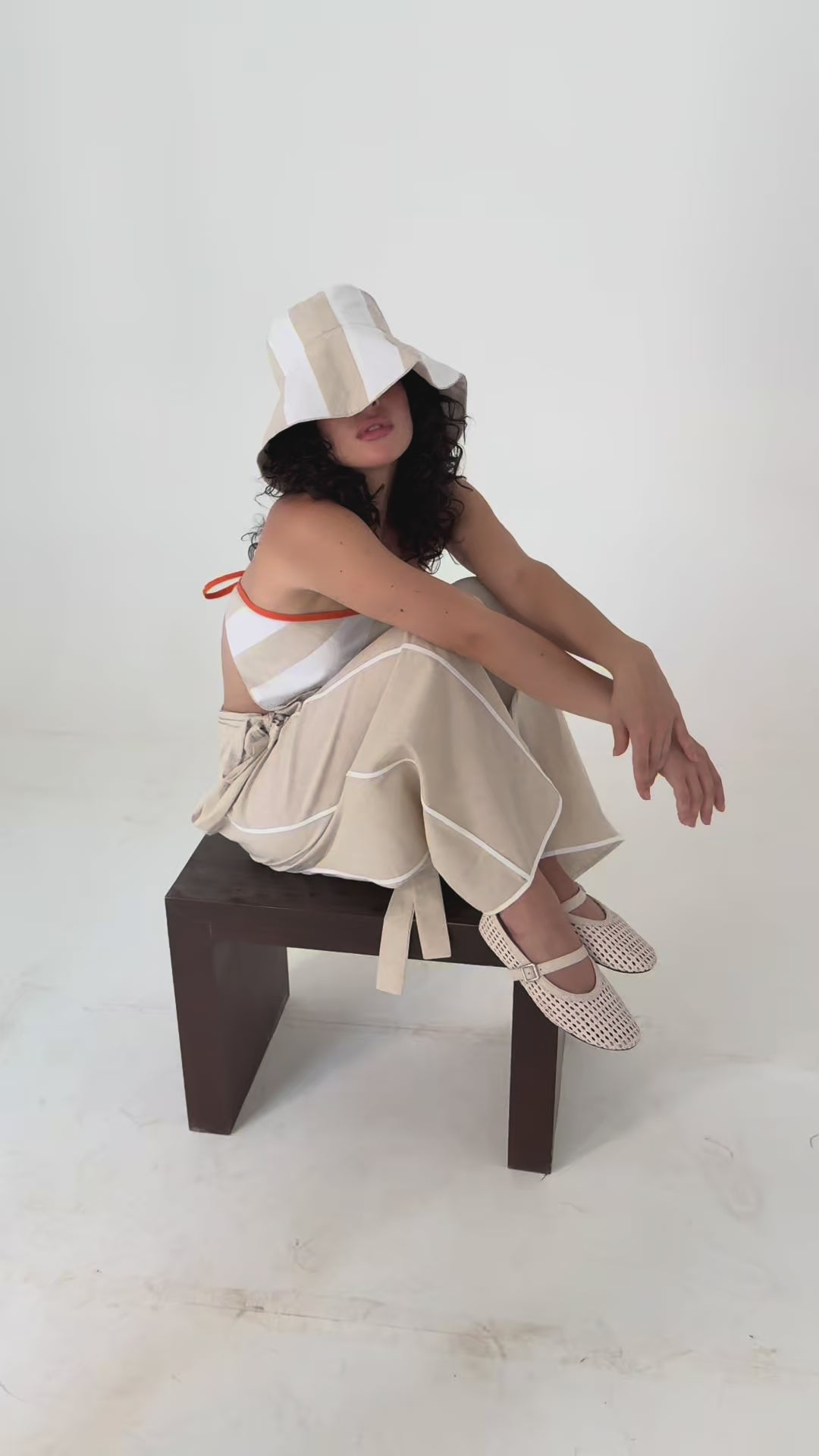 Noa Adjustable Pants - Beige
