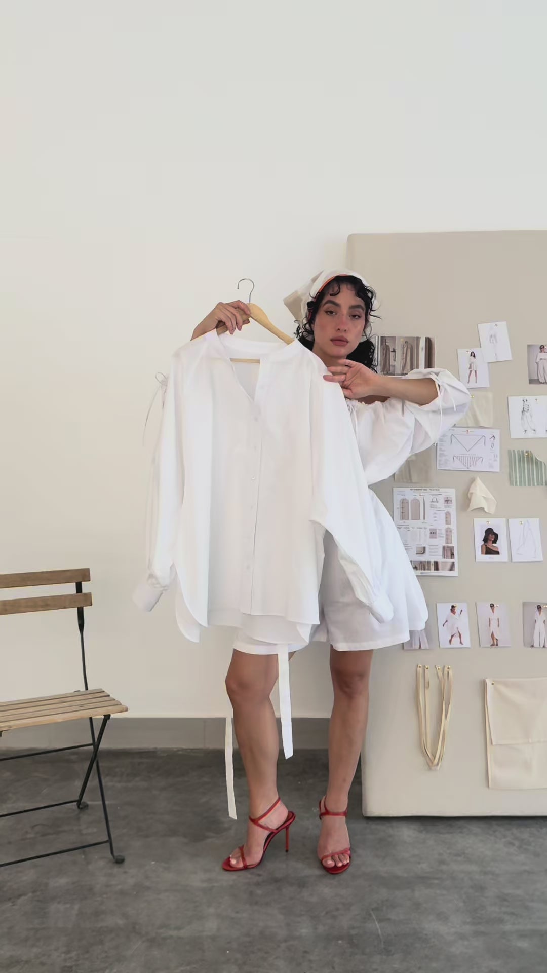 Mika Oversized Shirt - White