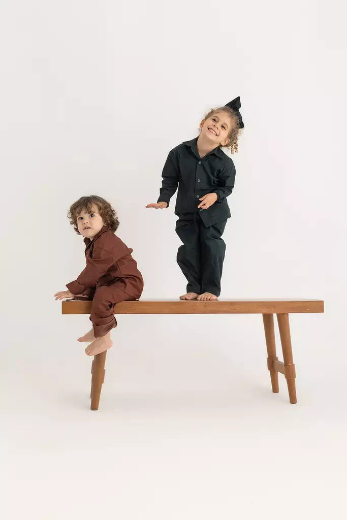Bobo Kids Pants - Chestnut Oxford