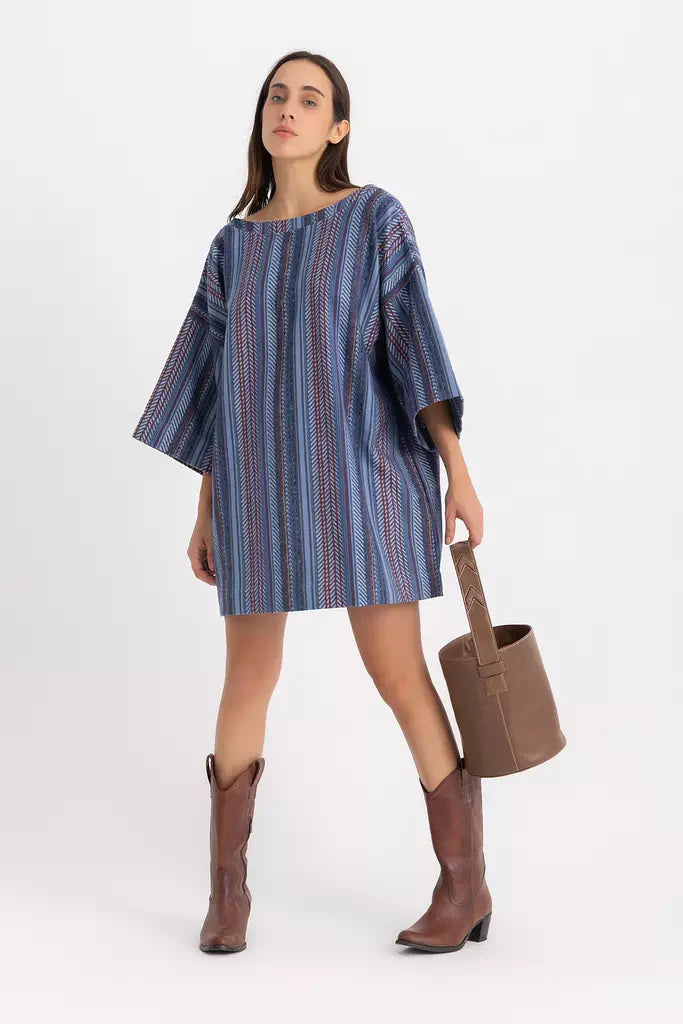 Titi T-shirt Dress - Indigo