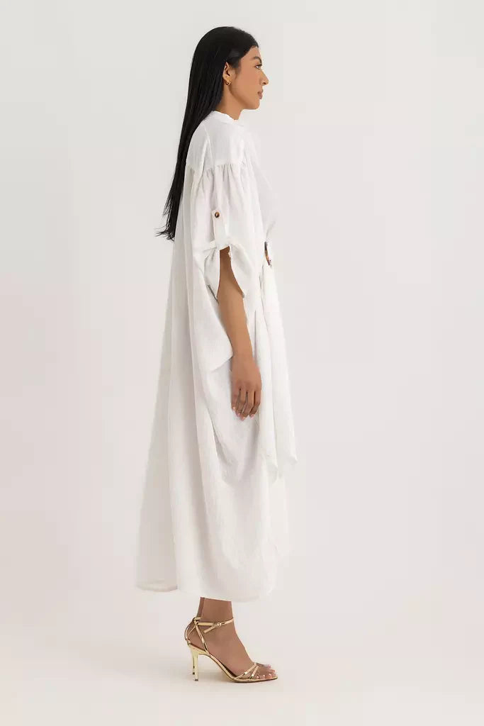 Shahira kaftan dress - Offwhite